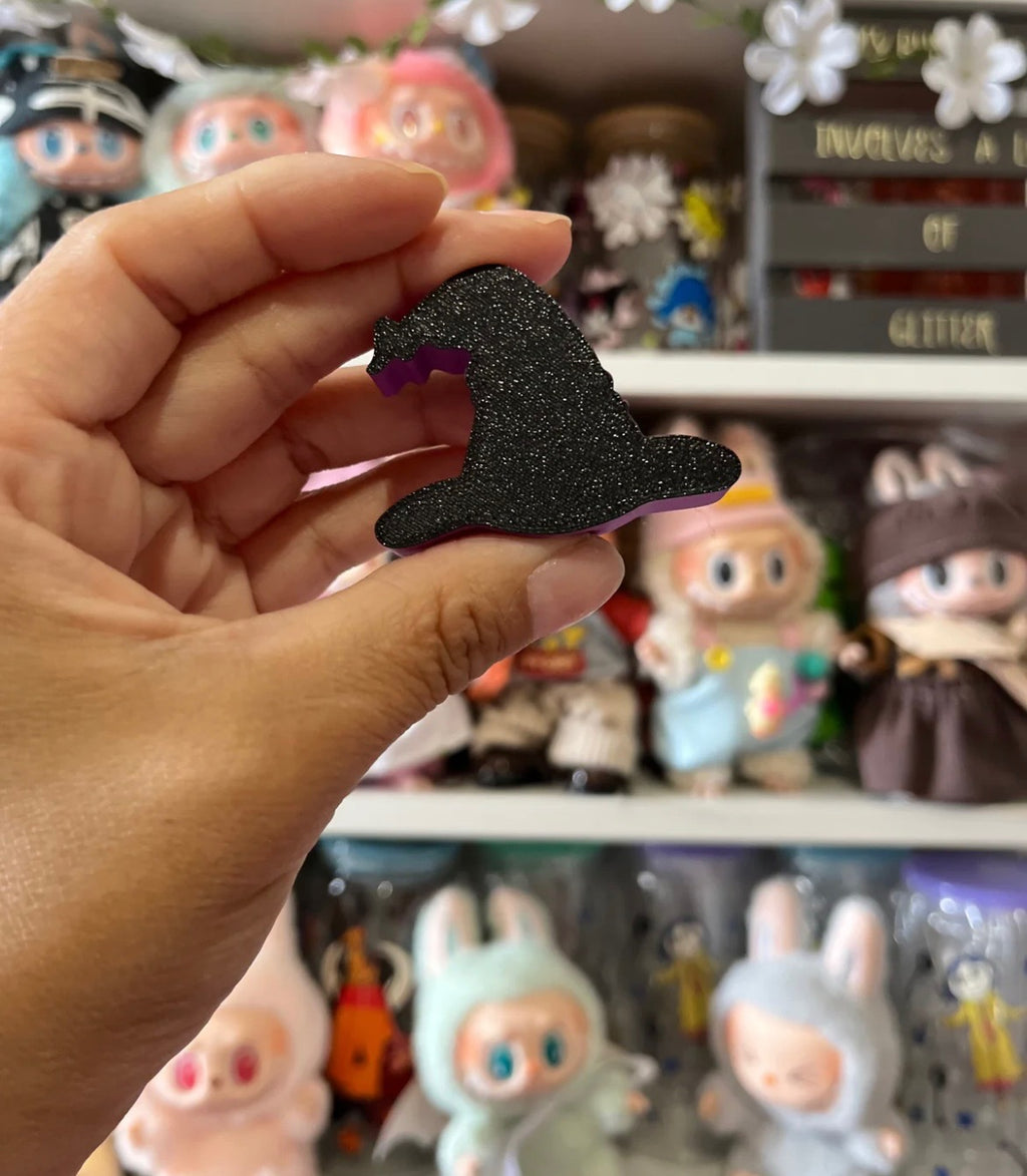 WITCH HAT 3D STRAW TOPPER