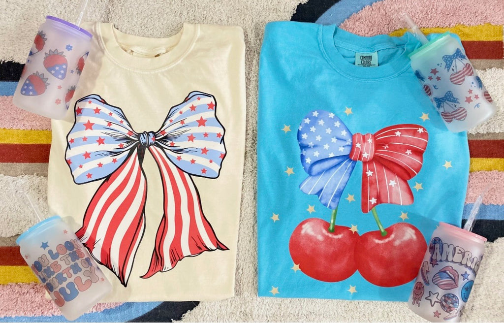 PATRIOTIC BOW T-SHIRT