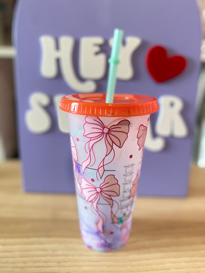 BOW DOT | CHANGE COLOR | COLD CUP