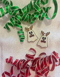 REINDEER GHOST 3D STRAW TOPPERS