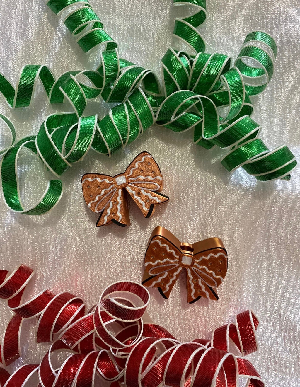 GINGERBREAD COQUETTE 3D STRAW TOPPERS