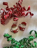 SANTA 3D STRAW TOPPER