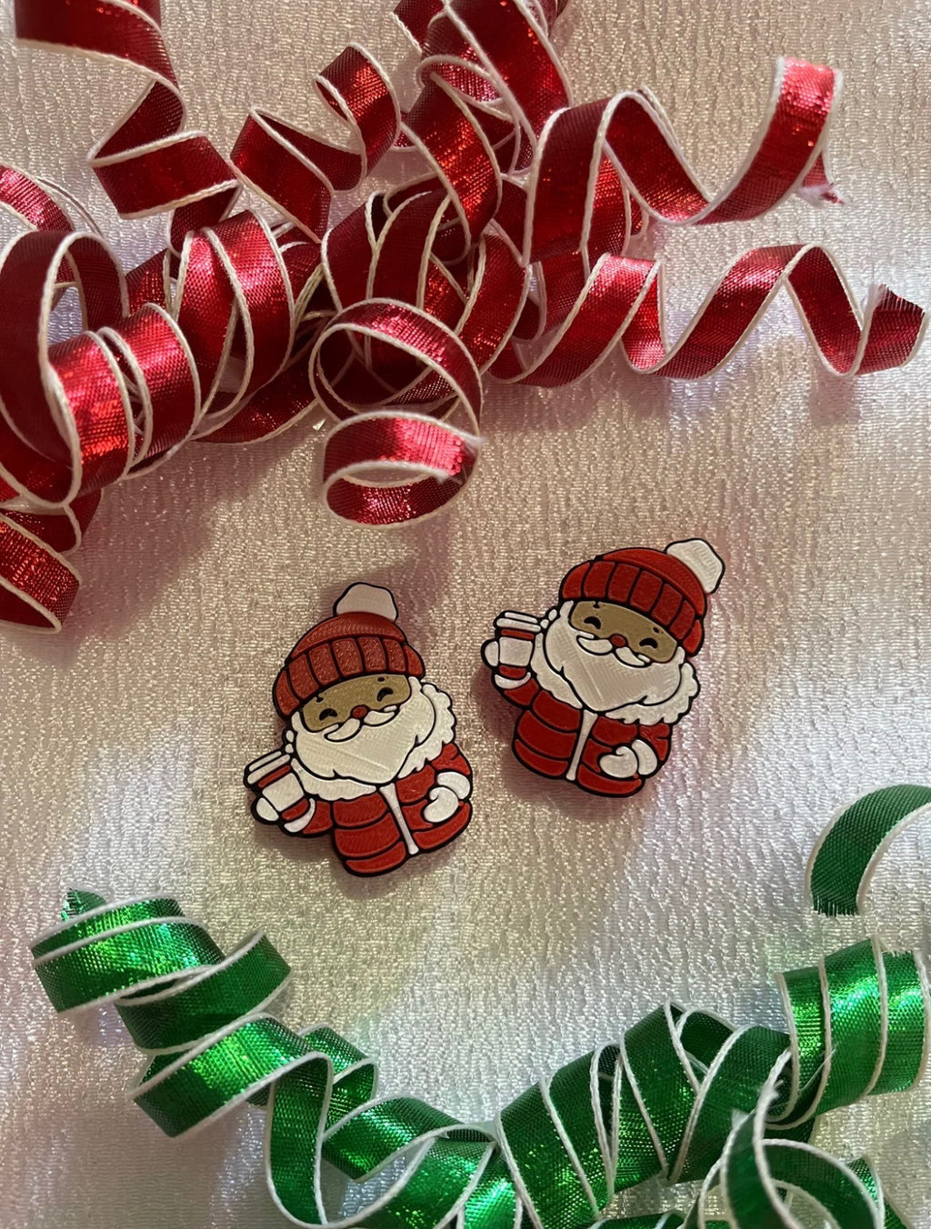 SANTA 3D STRAW TOPPER