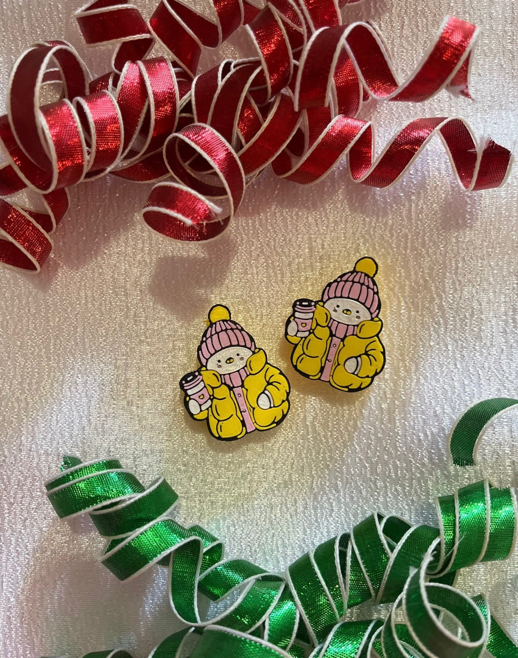 SNOWMAN 3D STRAW TOPPERS