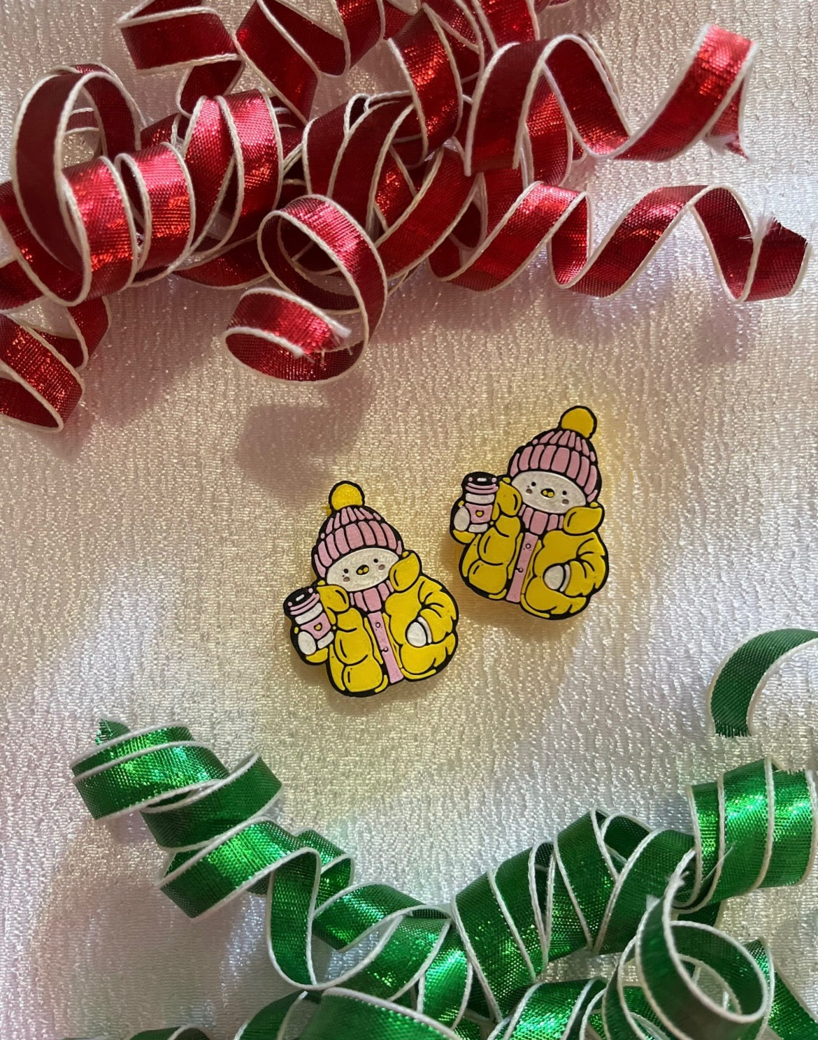 SNOWMAN 3D STRAW TOPPERS