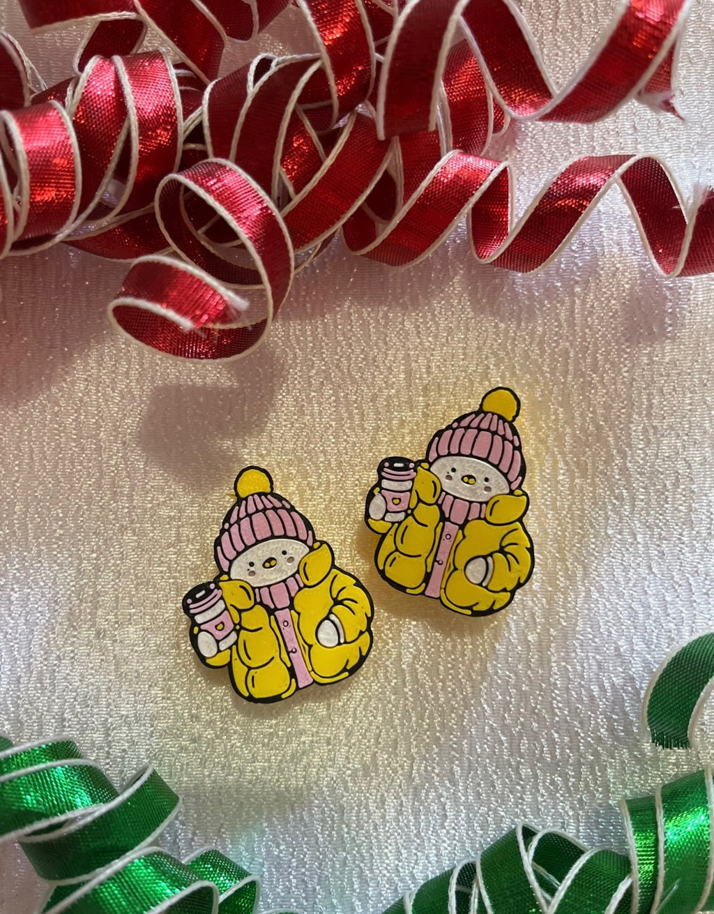 SNOWMAN 3D STRAW TOPPERS