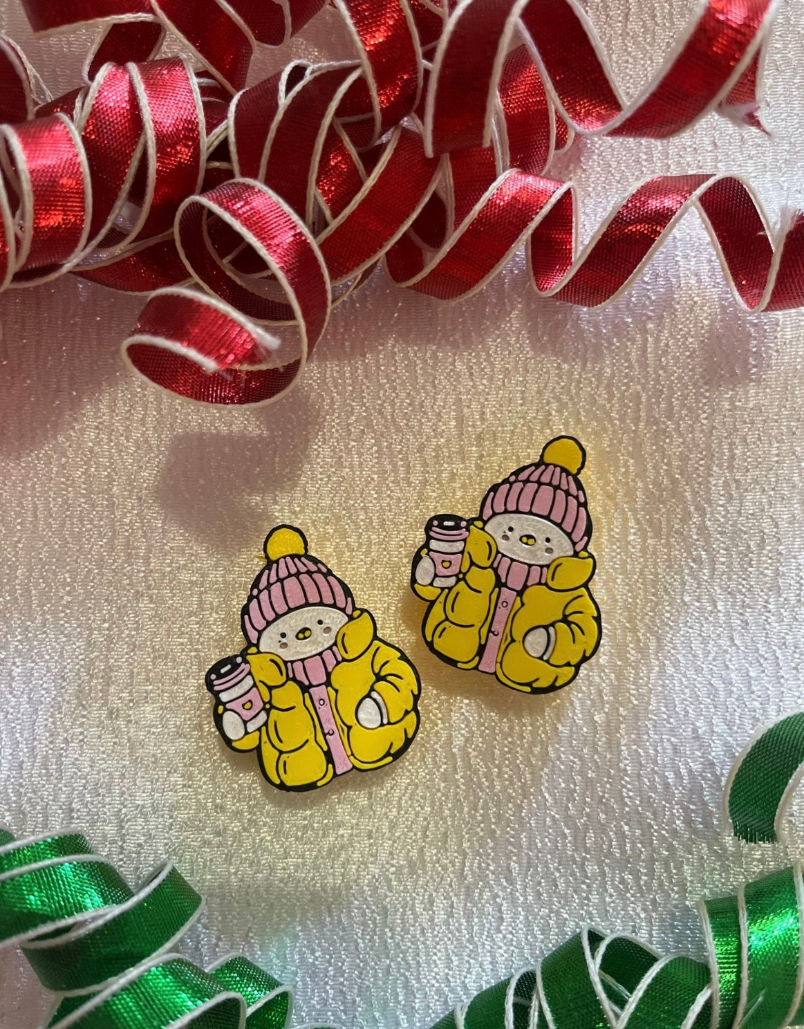 SNOWMAN 3D STRAW TOPPERS