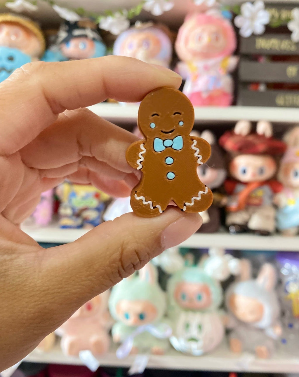 GINGERBREAD BOY 3D STRAW TOPPERS | WHOLESALE