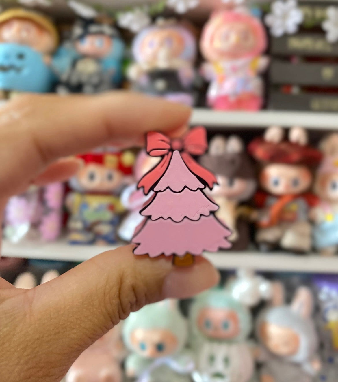 PINK TREE 3D STRAW TOPPERS | WHOLESALE