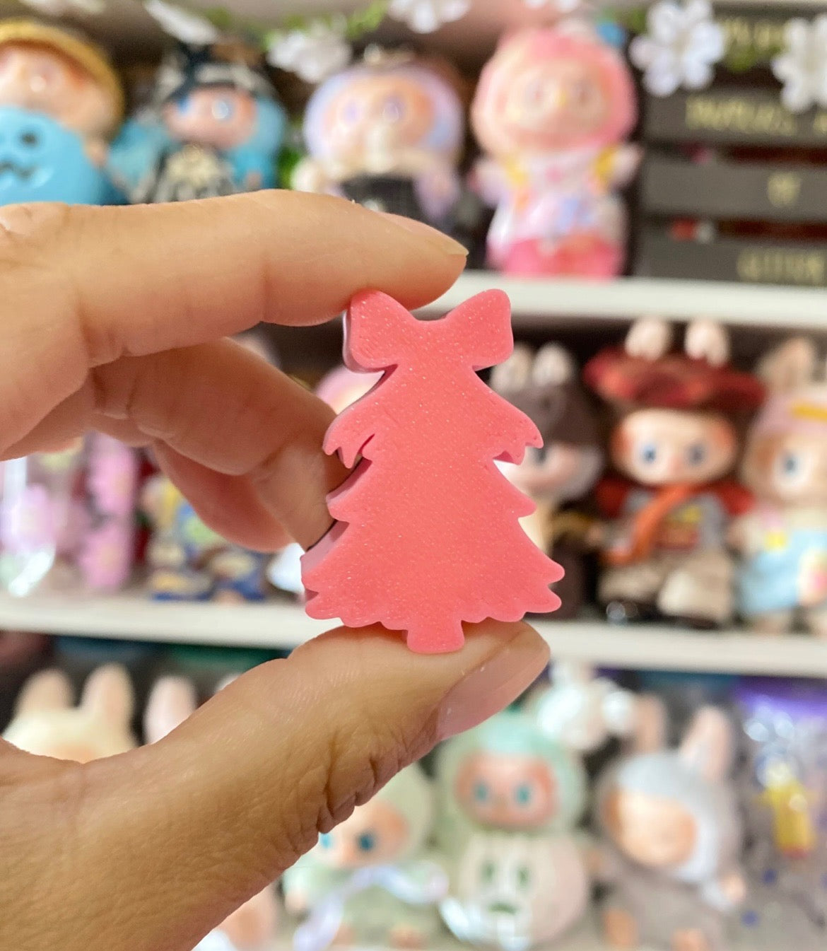 PINK TREE 3D STRAW TOPPERS | WHOLESALE
