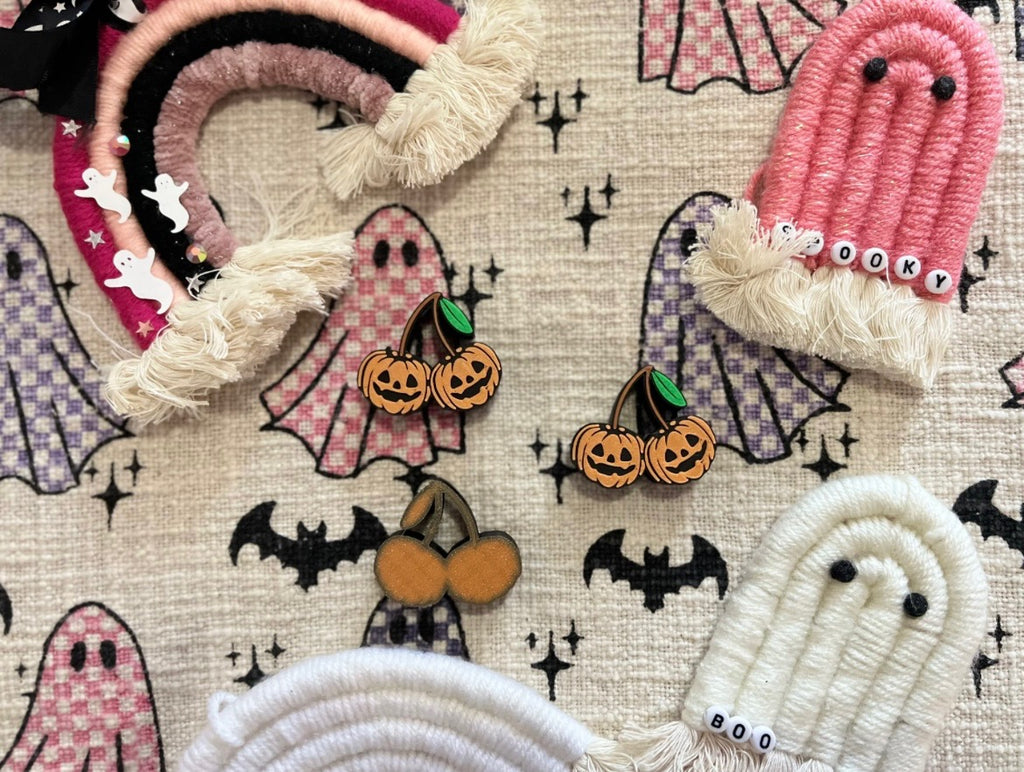 PUMPKIN CHERRY 3D STRAW TOPPERS | WHOLESALE