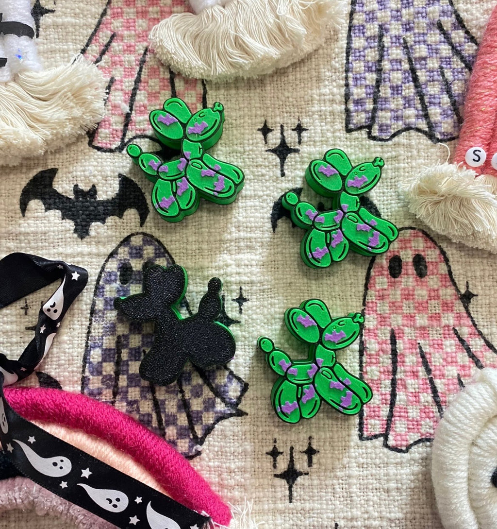 BAT BALLOON 3D STRAW TOPPERS