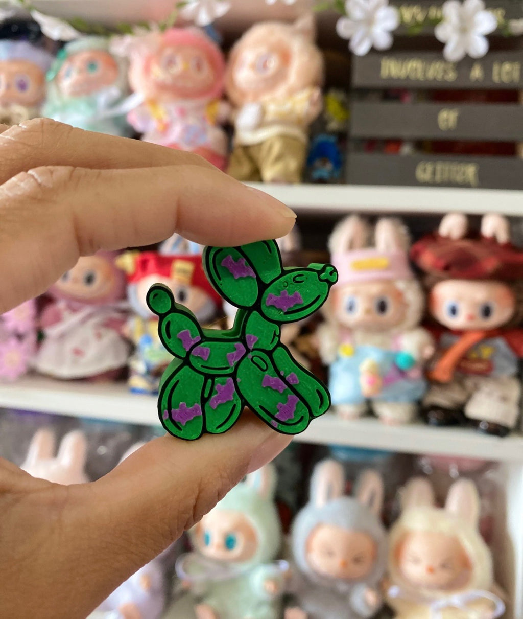 BAT BALLOON 3D STRAW TOPPERS