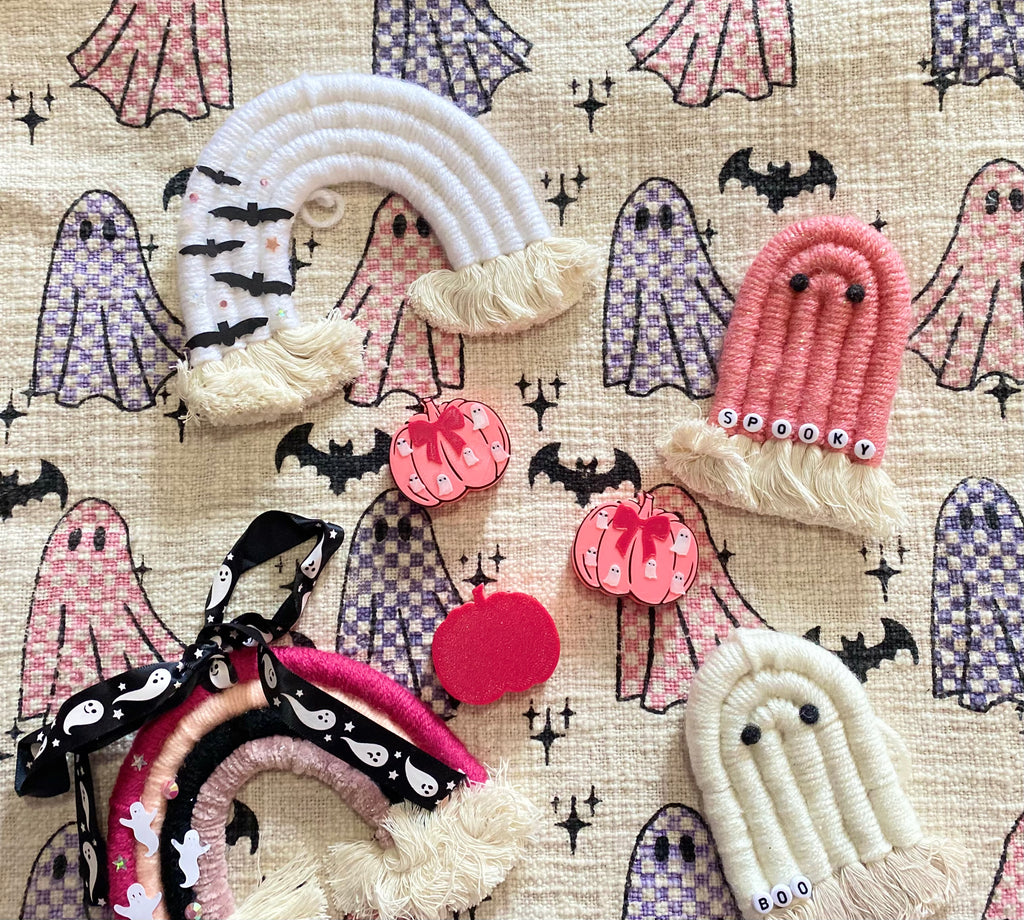 GHOST PUMPKIN | 3D STRAW TOPPER | SINGLE