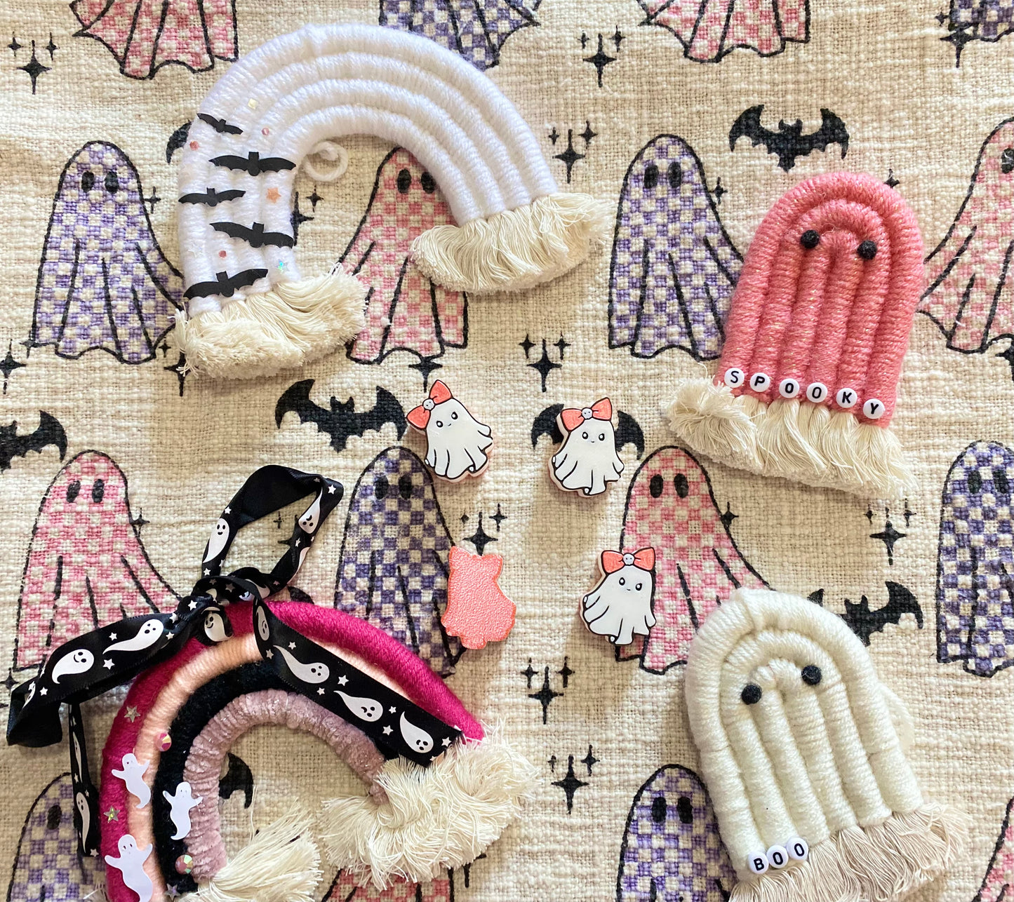 COQUETTE GHOST | 3D STRAW TOPPER | WHOLESALE | SINGLE