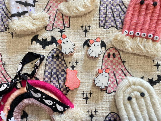 COQUETTE GHOST | 3D STRAW TOPPER | WHOLESALE | SINGLE