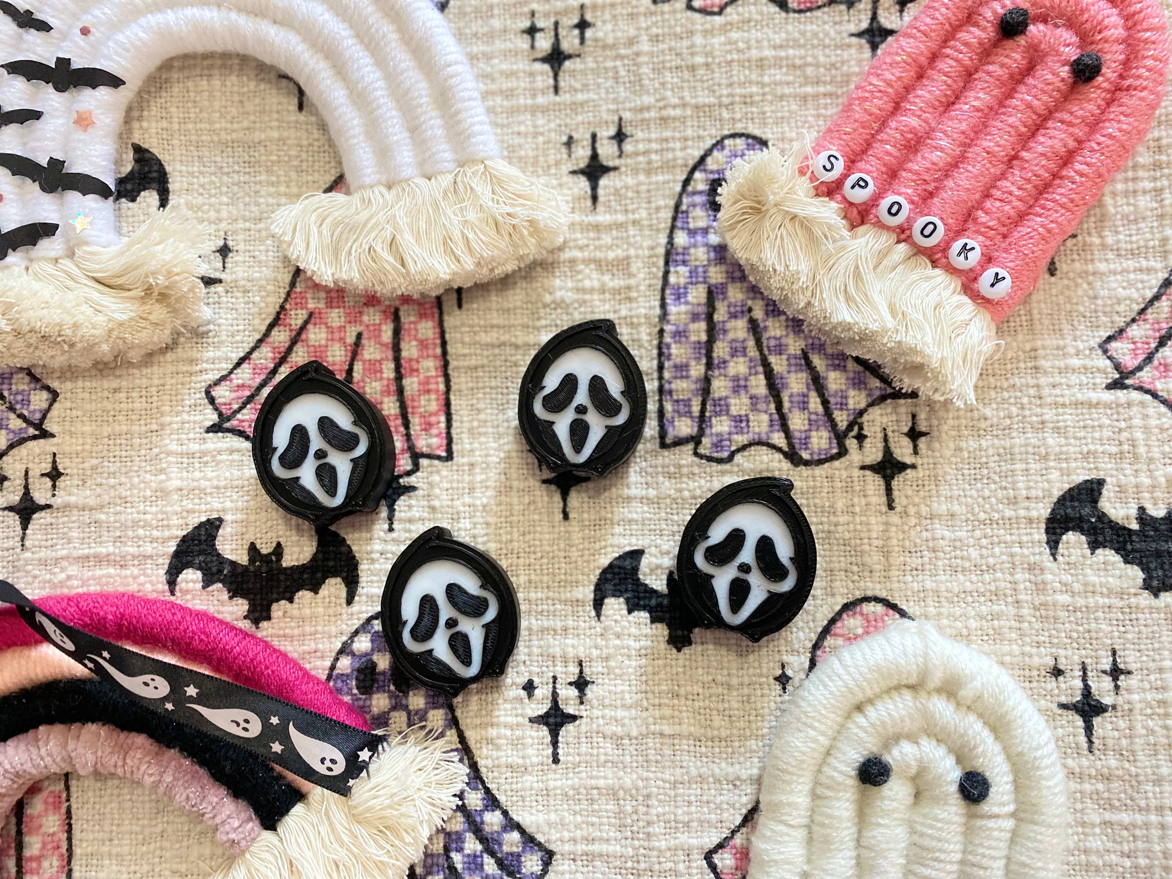 GHOST FACE | 3D STRAW TOPPER | SINGLE