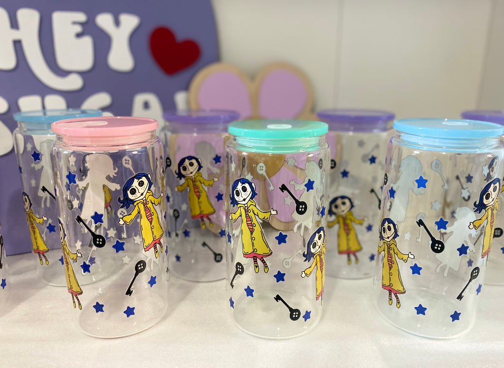 BUTTON EYES | GLASS CUP