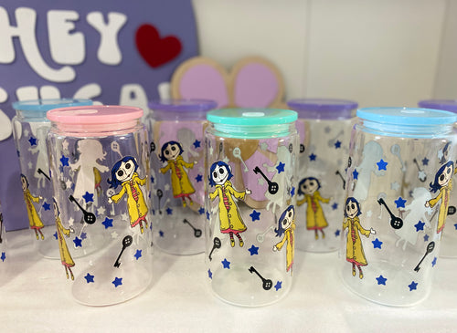 BUTTON EYES | GLASS CUP