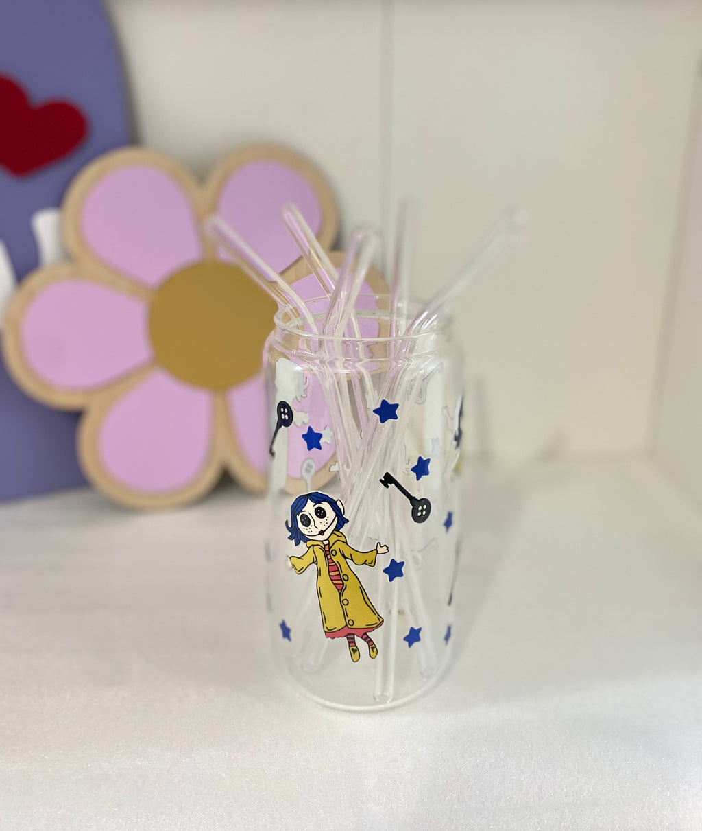 BUTTON EYES | GLASS CUP