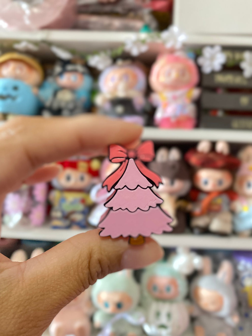 PINK TREE | 3D STRAW TOPPER | SINGLE