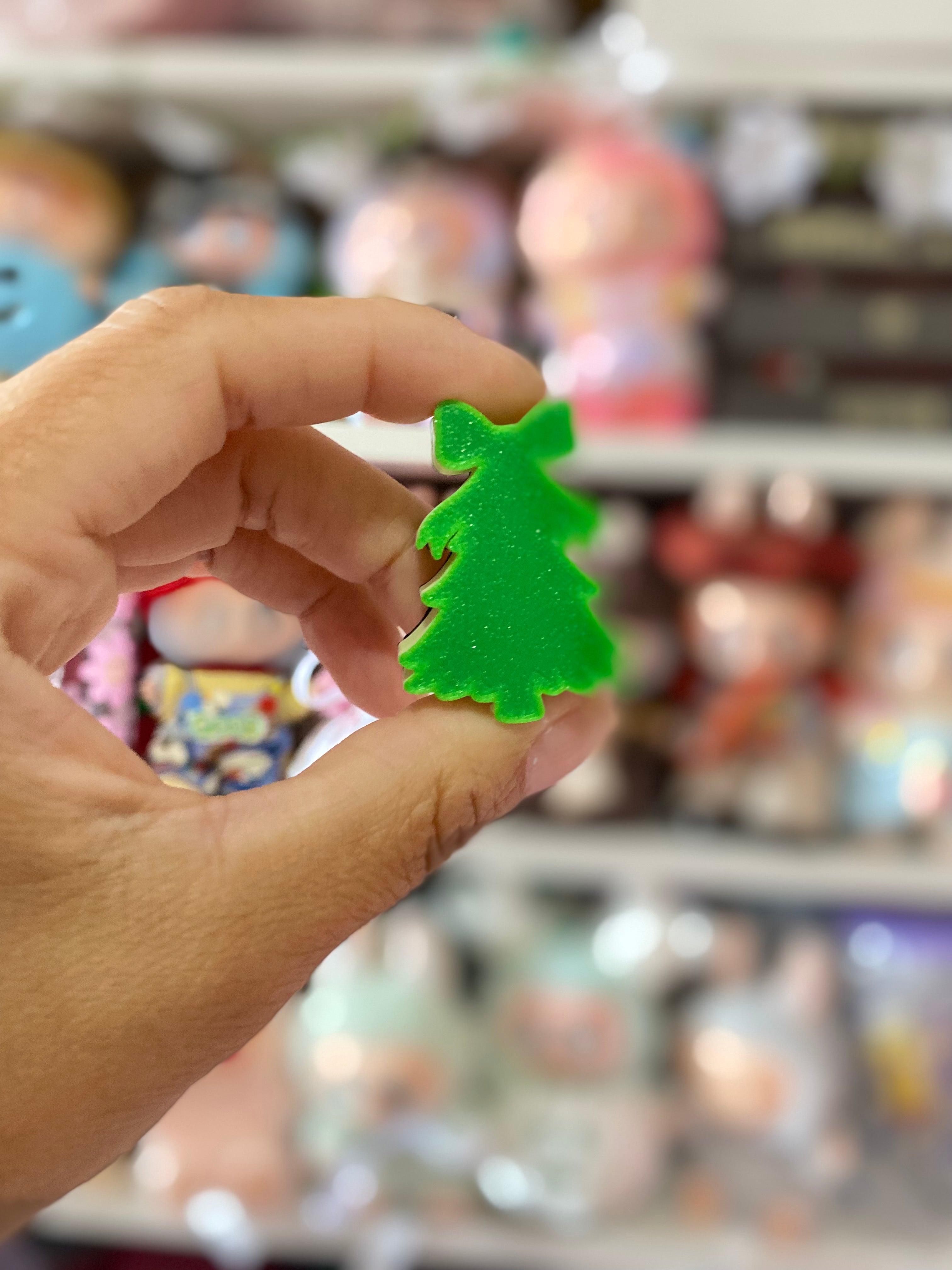 GREEN TREE | 3D STRAW TOPPER | SINGLE