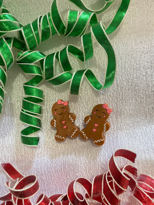 GINGERBREAD GIRL | 3D STRAW TOPPER | WHOLESALE | SINGLE