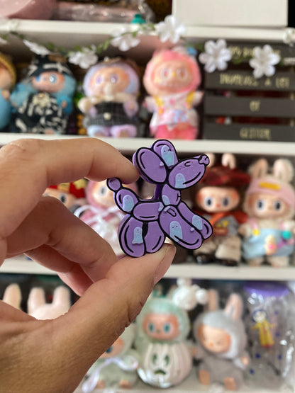 BALLOON DOG GHOST | 3D STRAW TOPPER | WHOLESALE