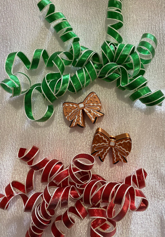 GINGERBREAD COQUETTE | 3D STRAW TOPPER | WHOLESALE | SINGLE