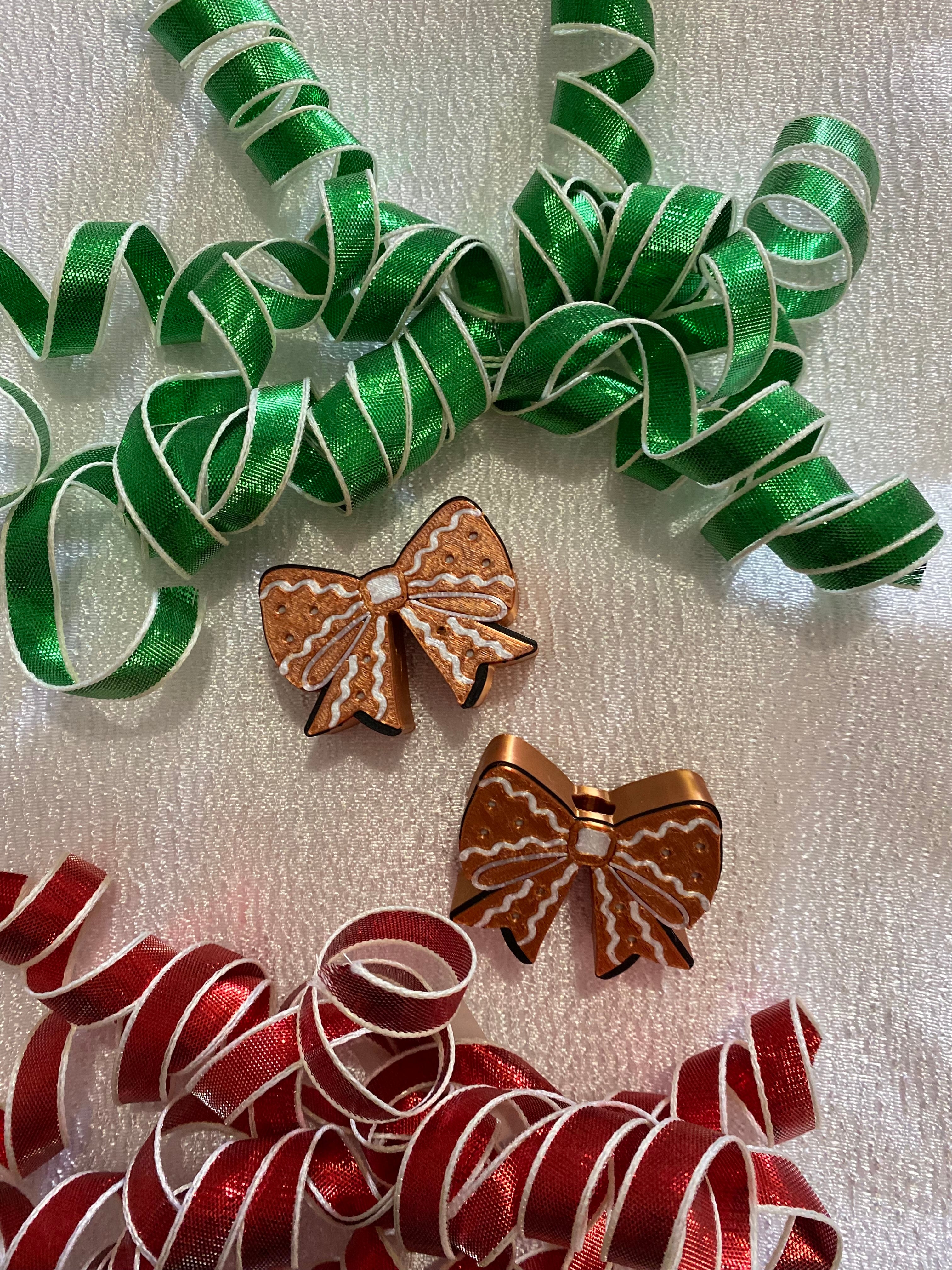 GINGERBREAD COQUETTE | 3D STRAW TOPPER | SINGLE